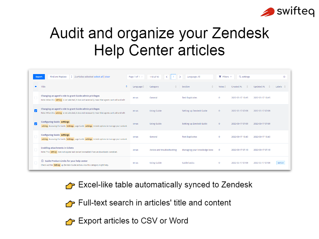 Help Center Manager screenshot 1